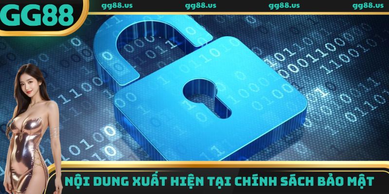 Nội dung xuất hiện tại chính sách bảo mật