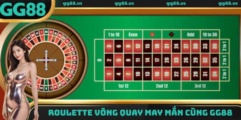 Roulette vòng quay may mắn cùng GG88